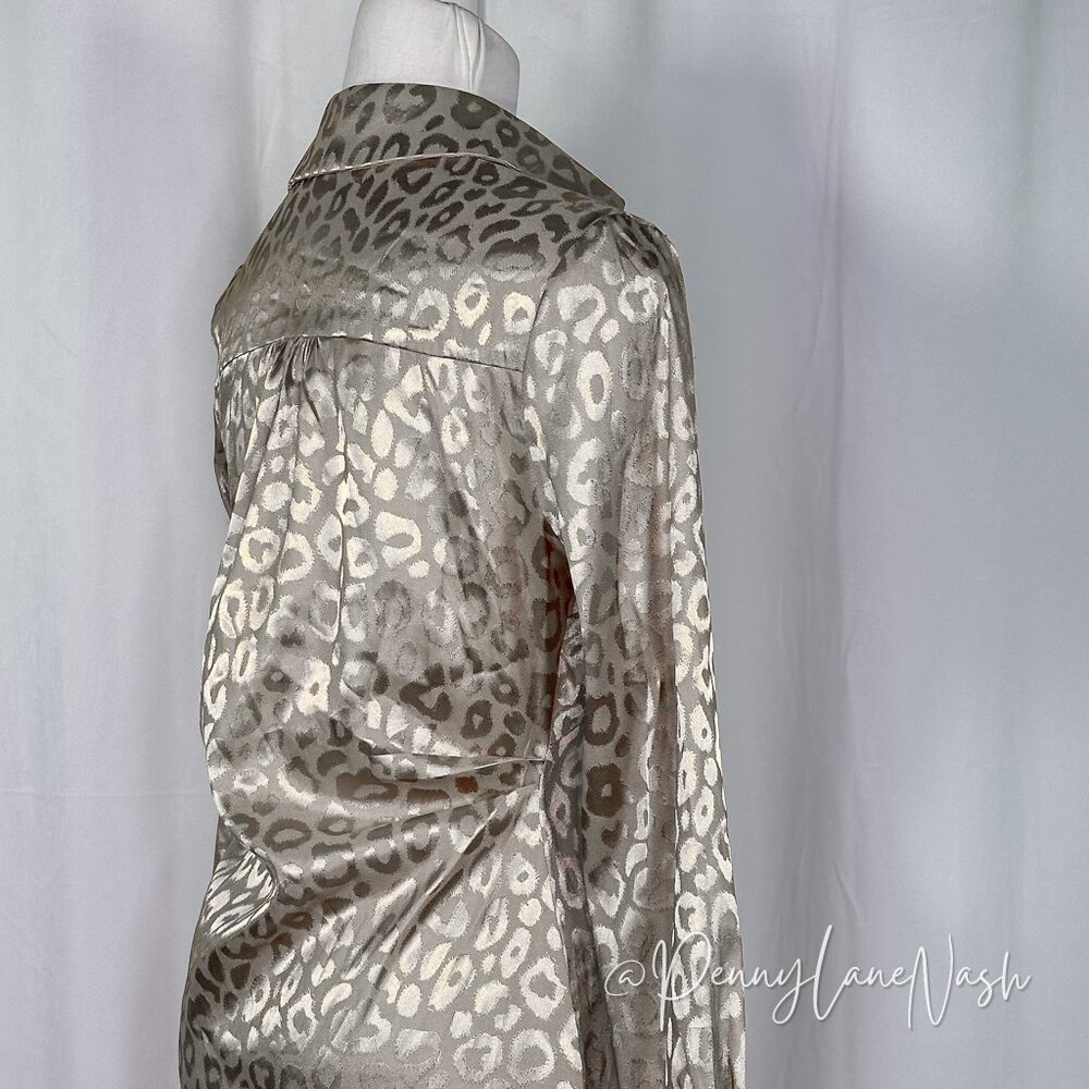 Aakaa Cheetah Print Tie Front Mini Dress - Picture 10 of 14